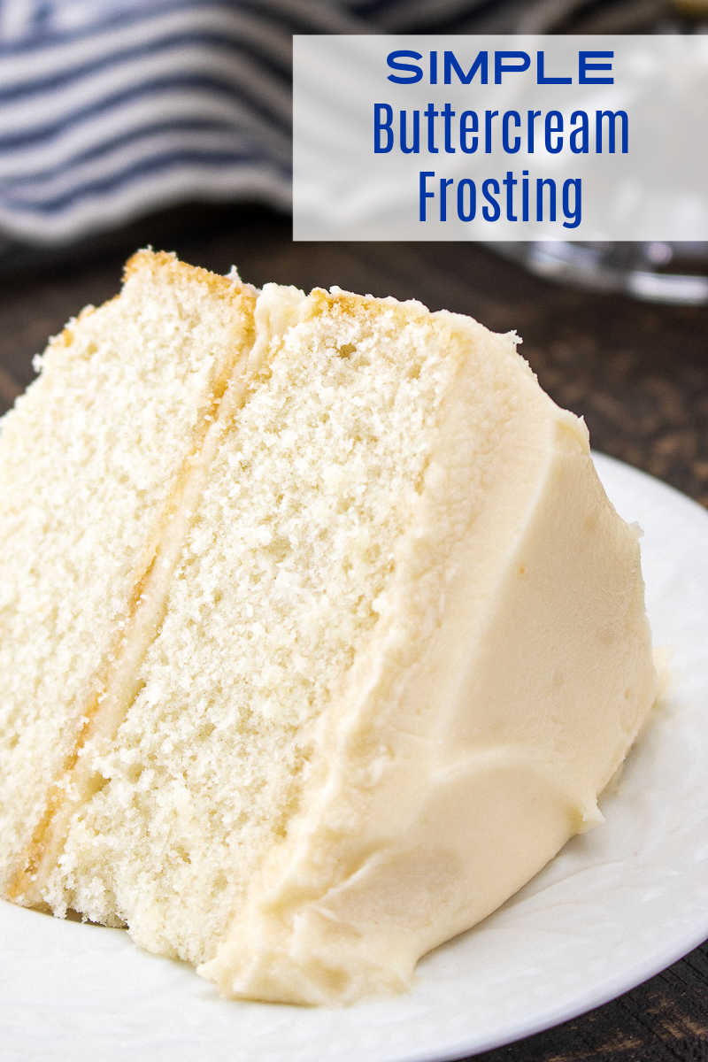 Make this simple buttercream with real vanilla , when you want delicious frosting that is a step above store bought.