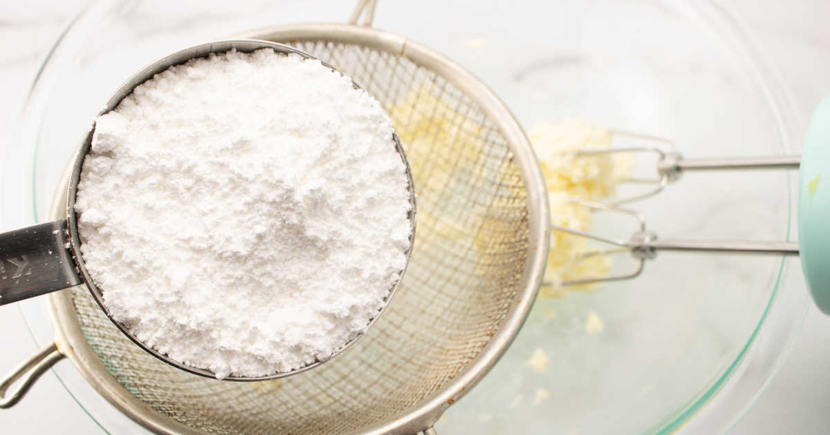 powdered sugar for buttercream