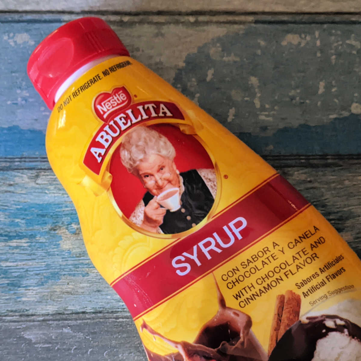 bottle of abuelita syrup