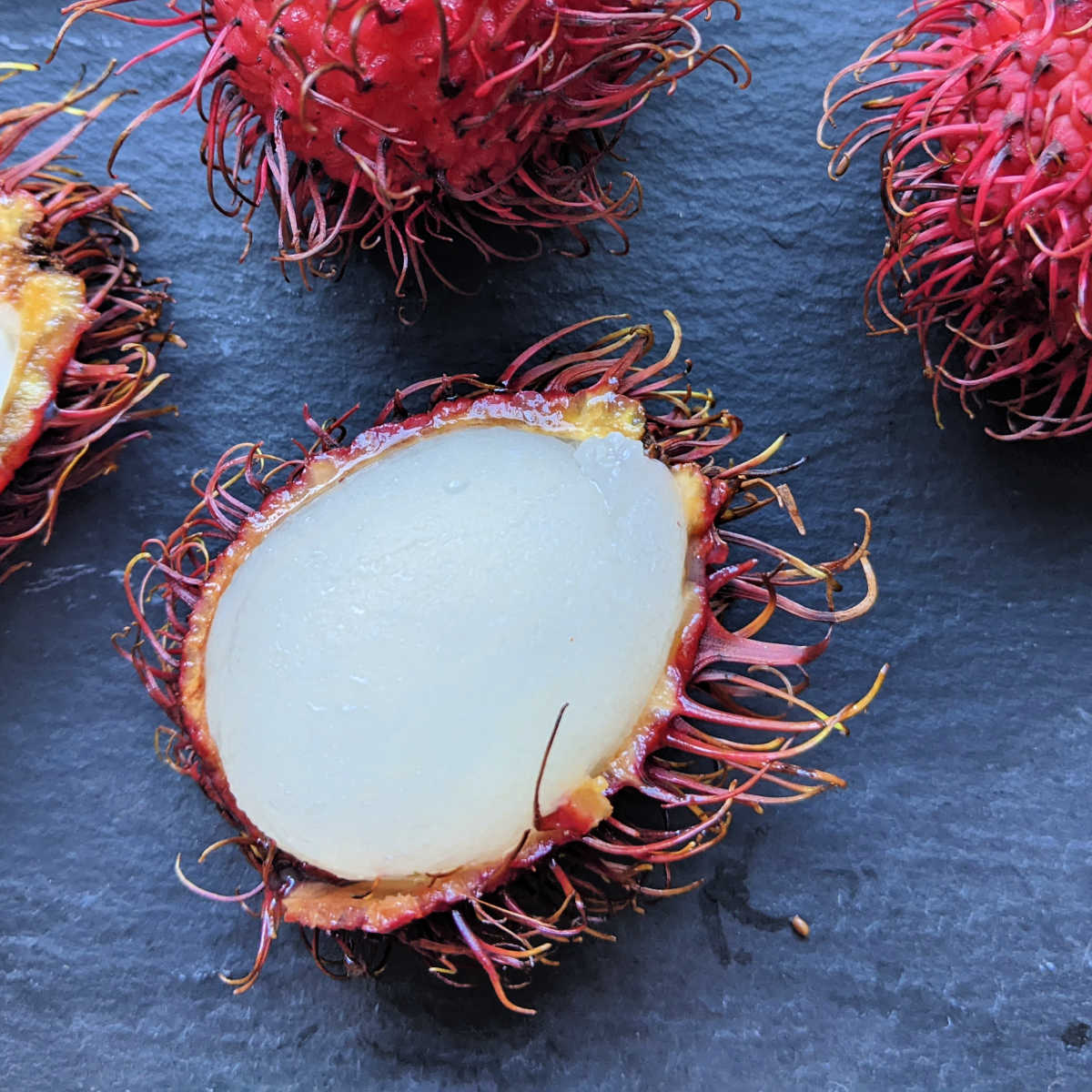 inside a rambutan