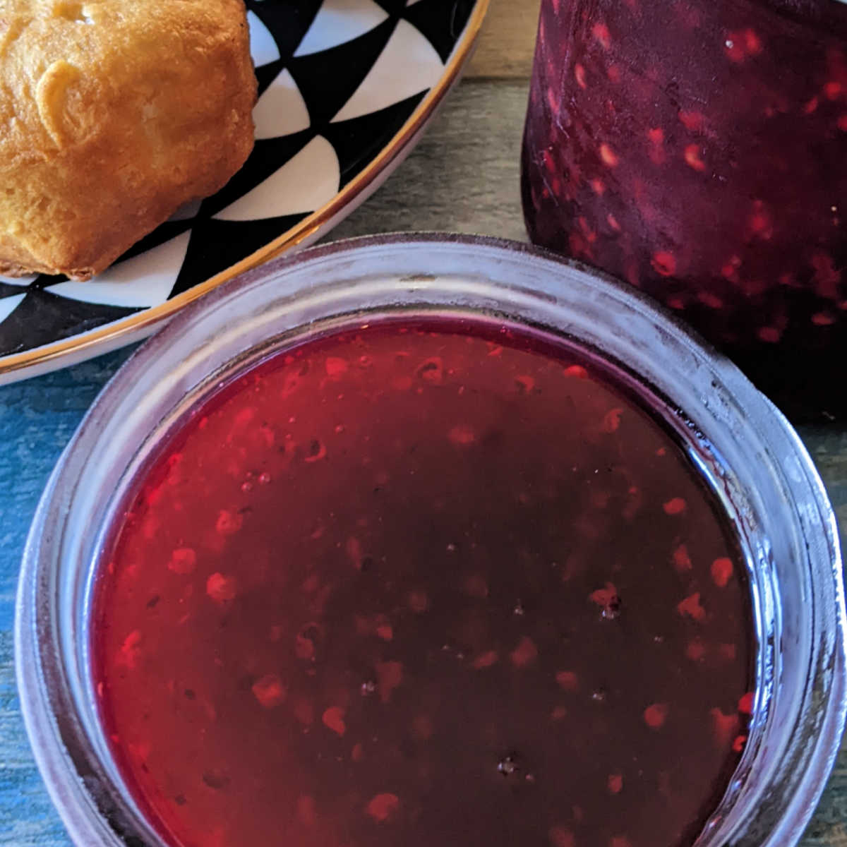 jar of prickly pear jam