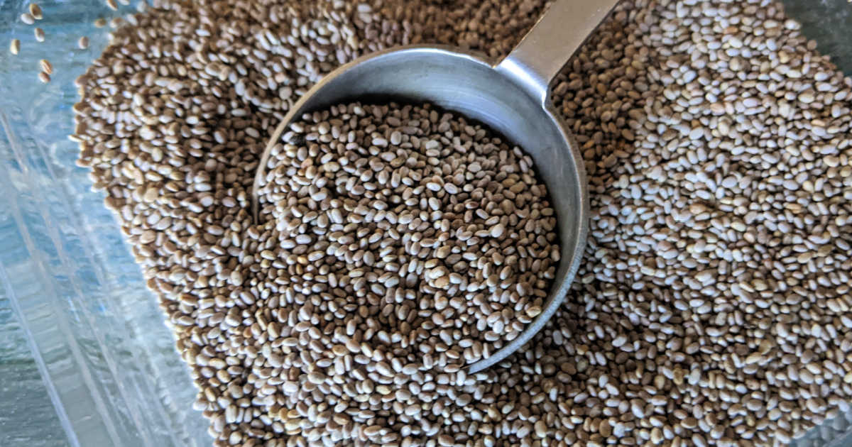package of chia seeds