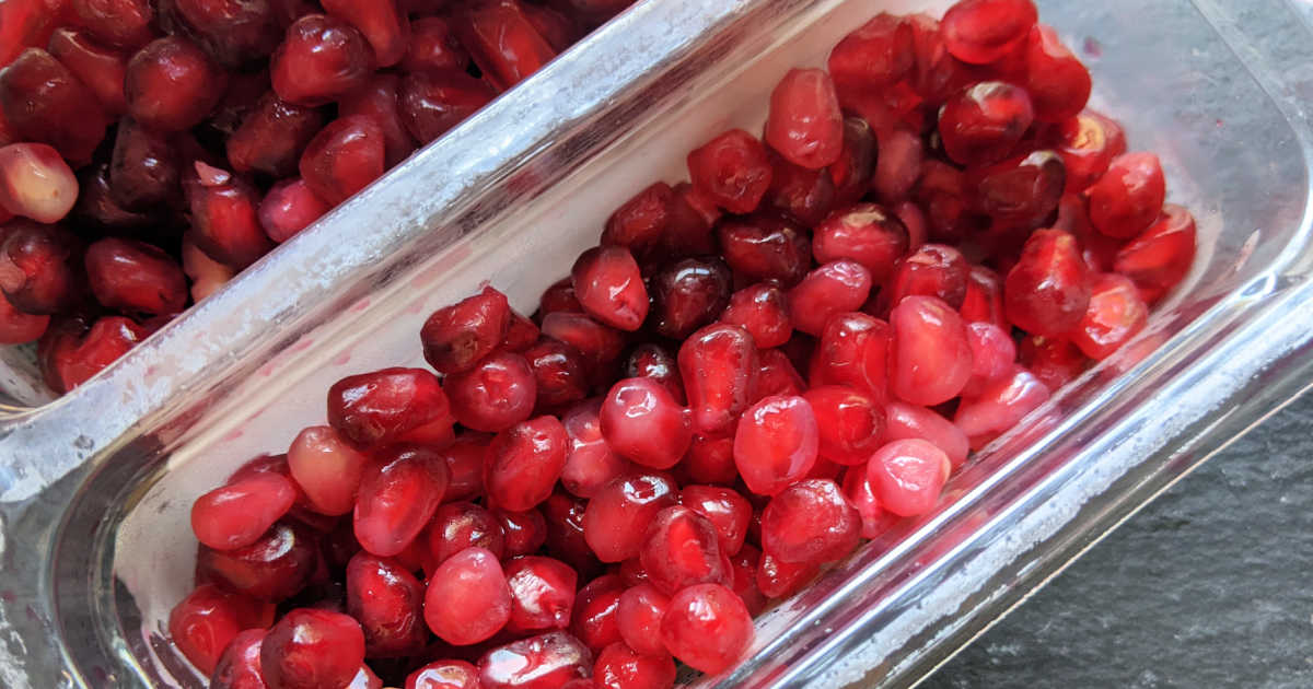 package of pomegranate arils