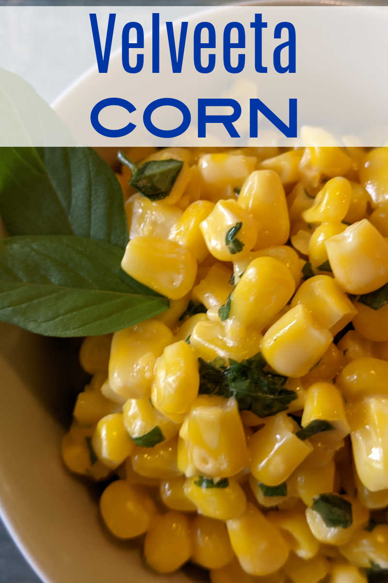 Enjoy cheesy Velveeta corn made in the microwave, when you want to throw together an easy side dish at the last minute. 