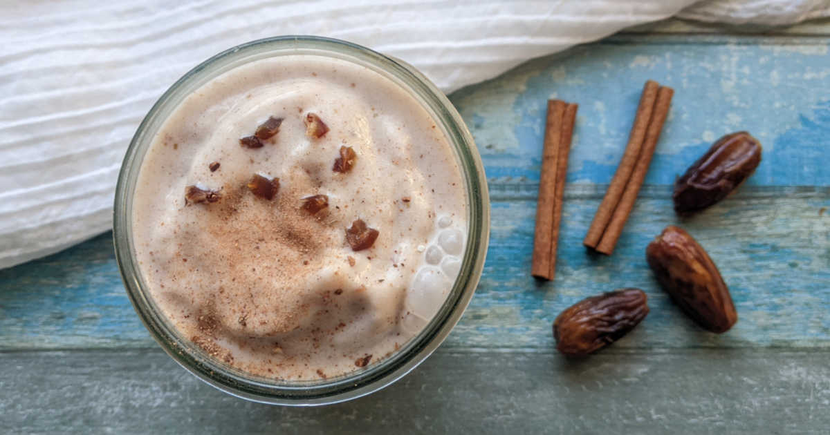 feature vegan date shake