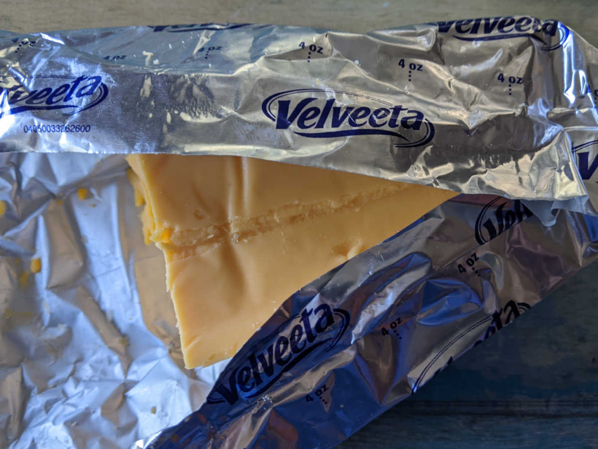 open velveeta block