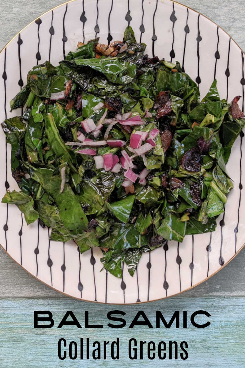 Balsamic collard greens are quick and easy to make, but this simple vegetable side dish is satisfying and full of flavor. 