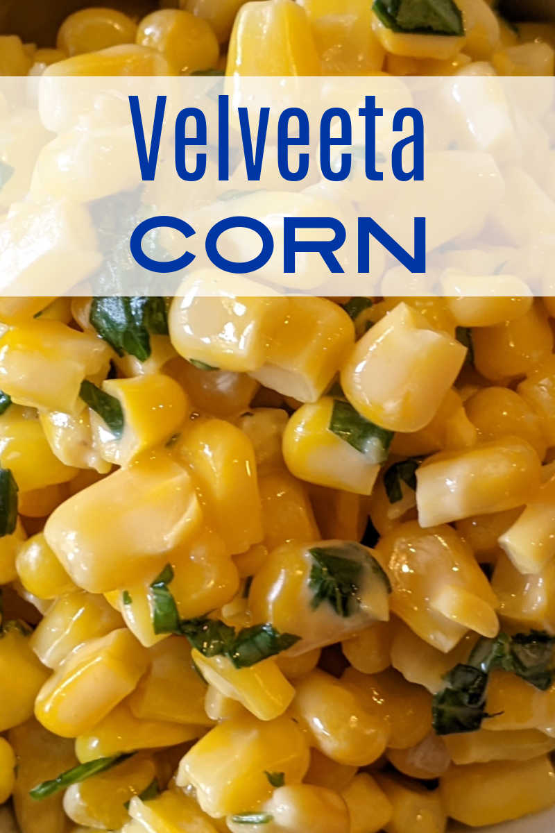 Enjoy cheesy Velveeta corn made in the microwave, when you want to throw together an easy side dish at the last minute. 