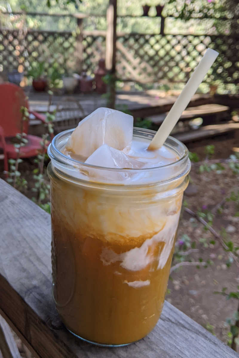 Thai tea is typically made with dairy, but it is easy to make a tall glass of vegan Thai iced tea that is absolutely delicious. 