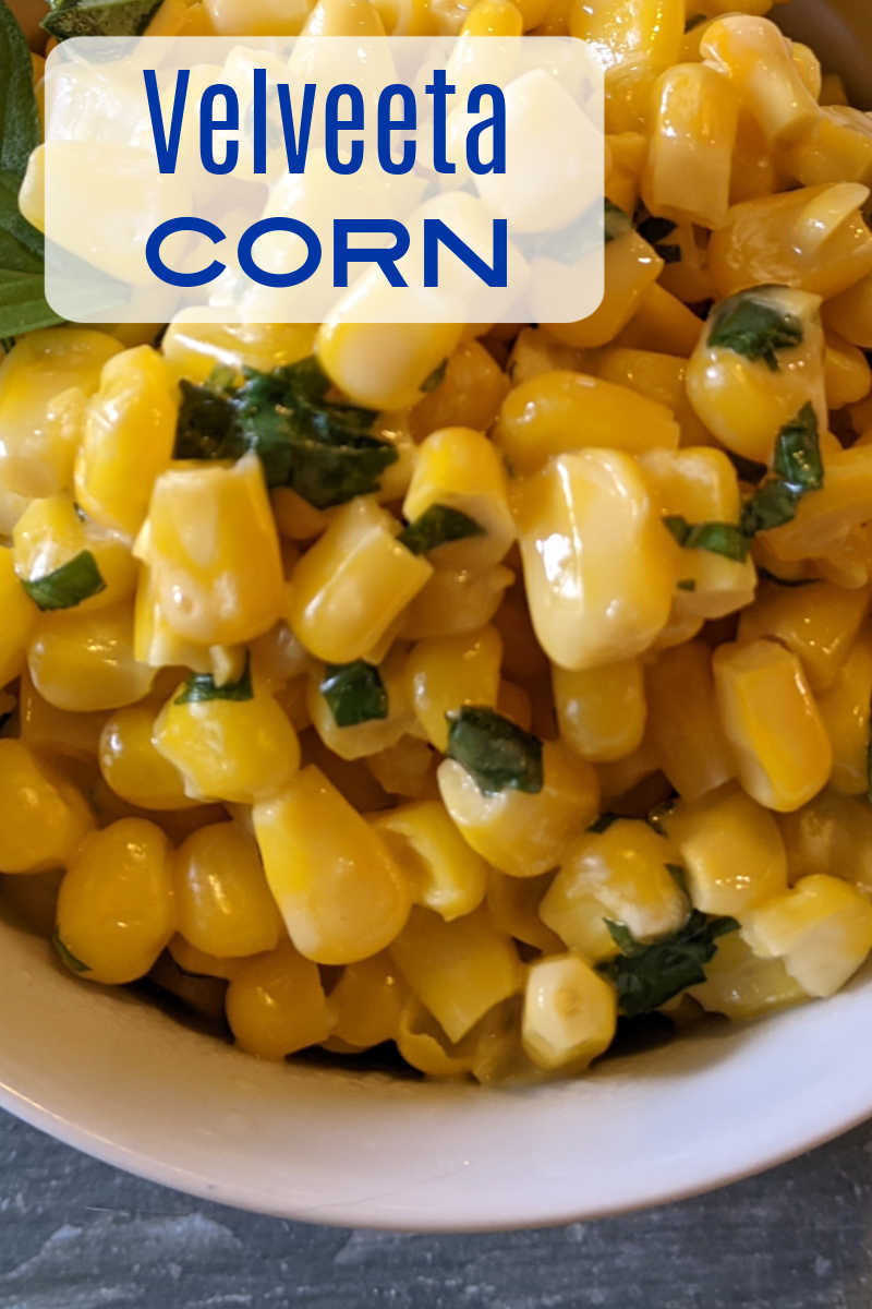 Enjoy cheesy Velveeta corn made in the microwave, when you want to throw together an easy side dish at the last minute. 