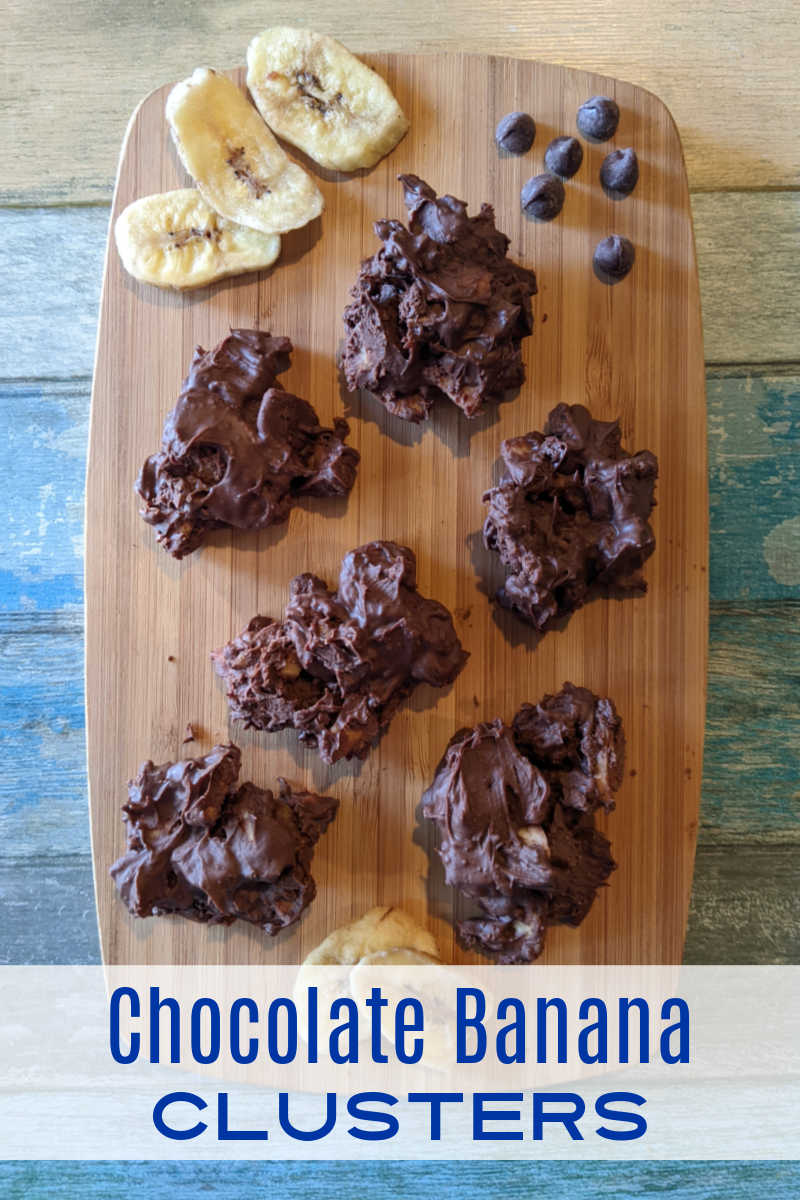 These two flavors were made for each other, so you will love my easy chocolate banana clusters recipe with just two ingredients. 