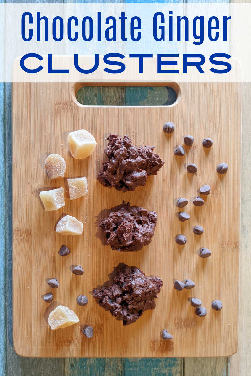 Make homemade chocolate ginger clusters, so you can enjoy an easy sweet and spicy treat with only two ingredients. 