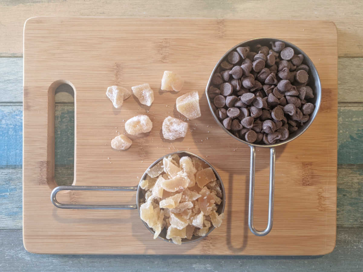 chocolate ginger clusters ingredients