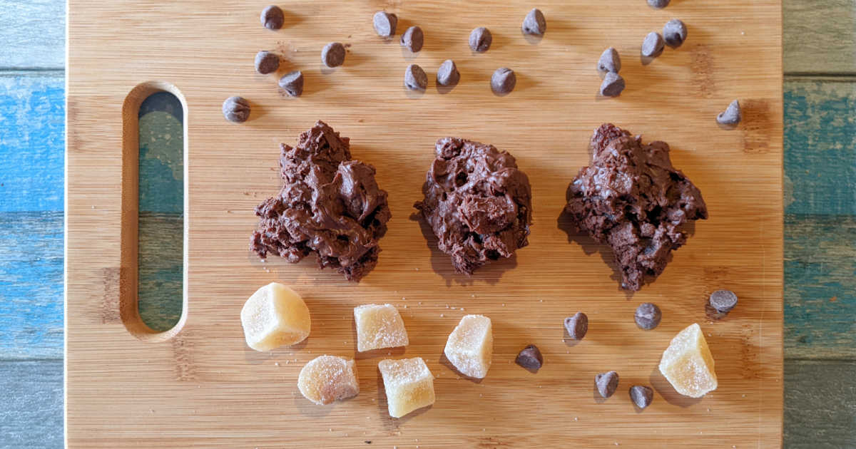 feature chocolate ginger clusters