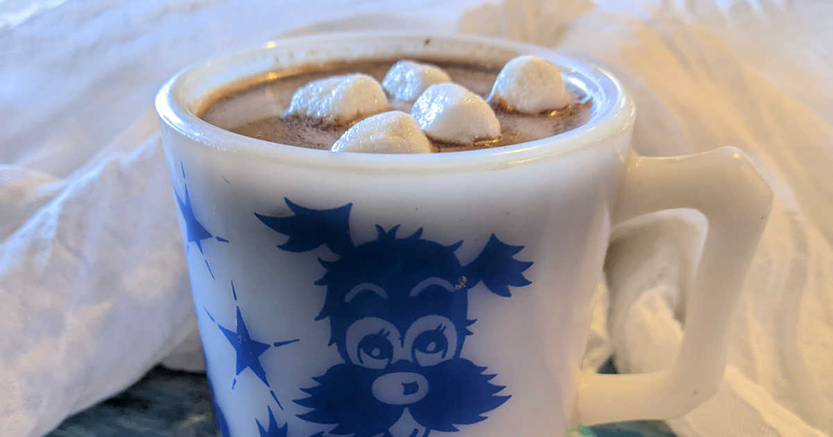 flavored chocolate chip hot cocoa