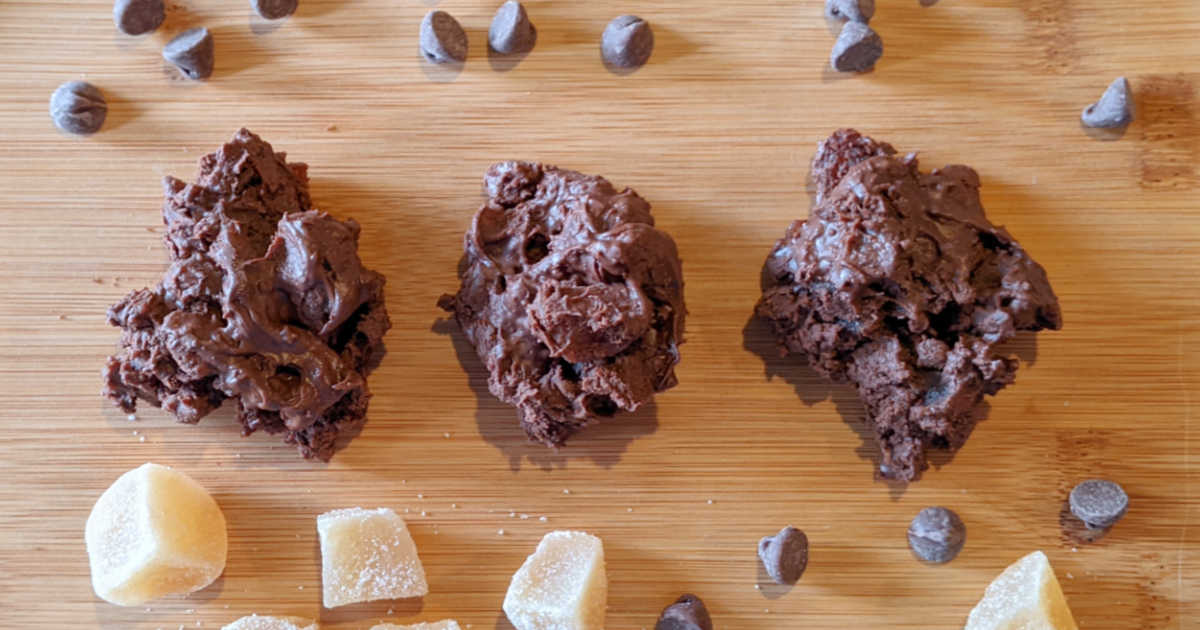 ginger chocolate clusters