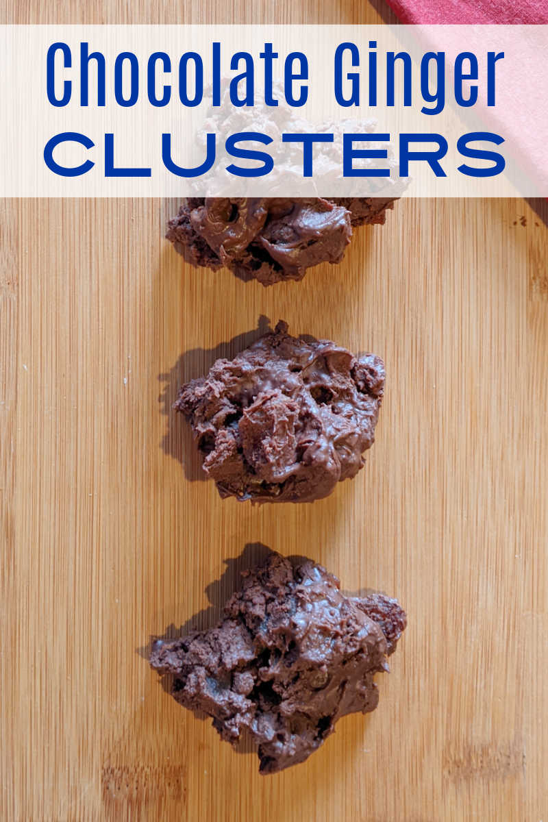 Make homemade chocolate ginger clusters, so you can enjoy an easy sweet and spicy treat with only two ingredients. 