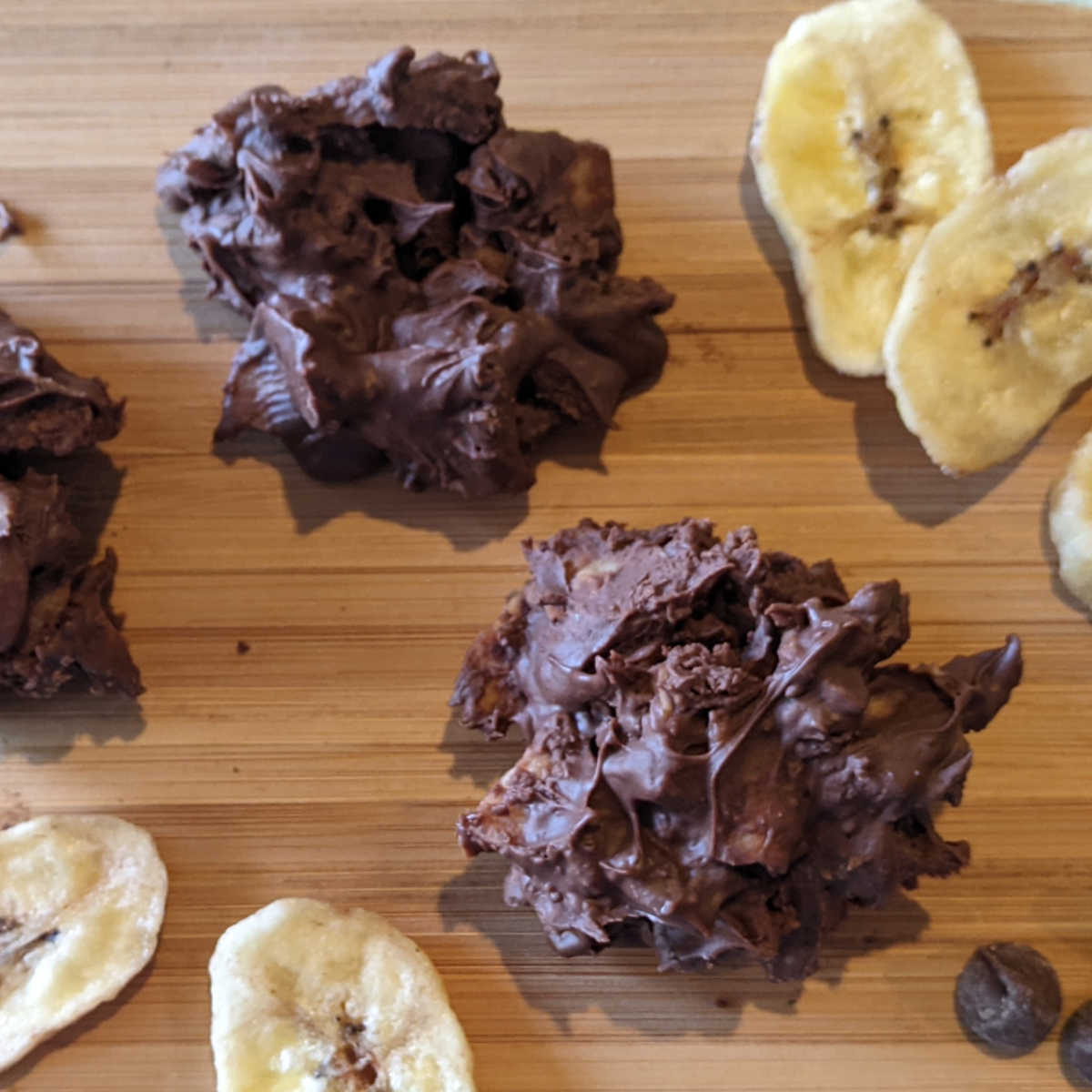 homemade banana clusters