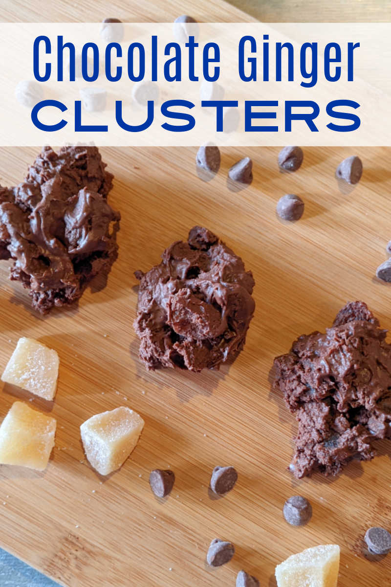 Make homemade chocolate ginger clusters, so you can enjoy an easy sweet and spicy treat with only two ingredients. 