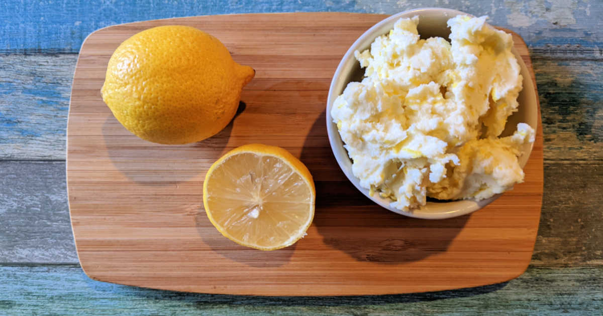 lemon butter on board