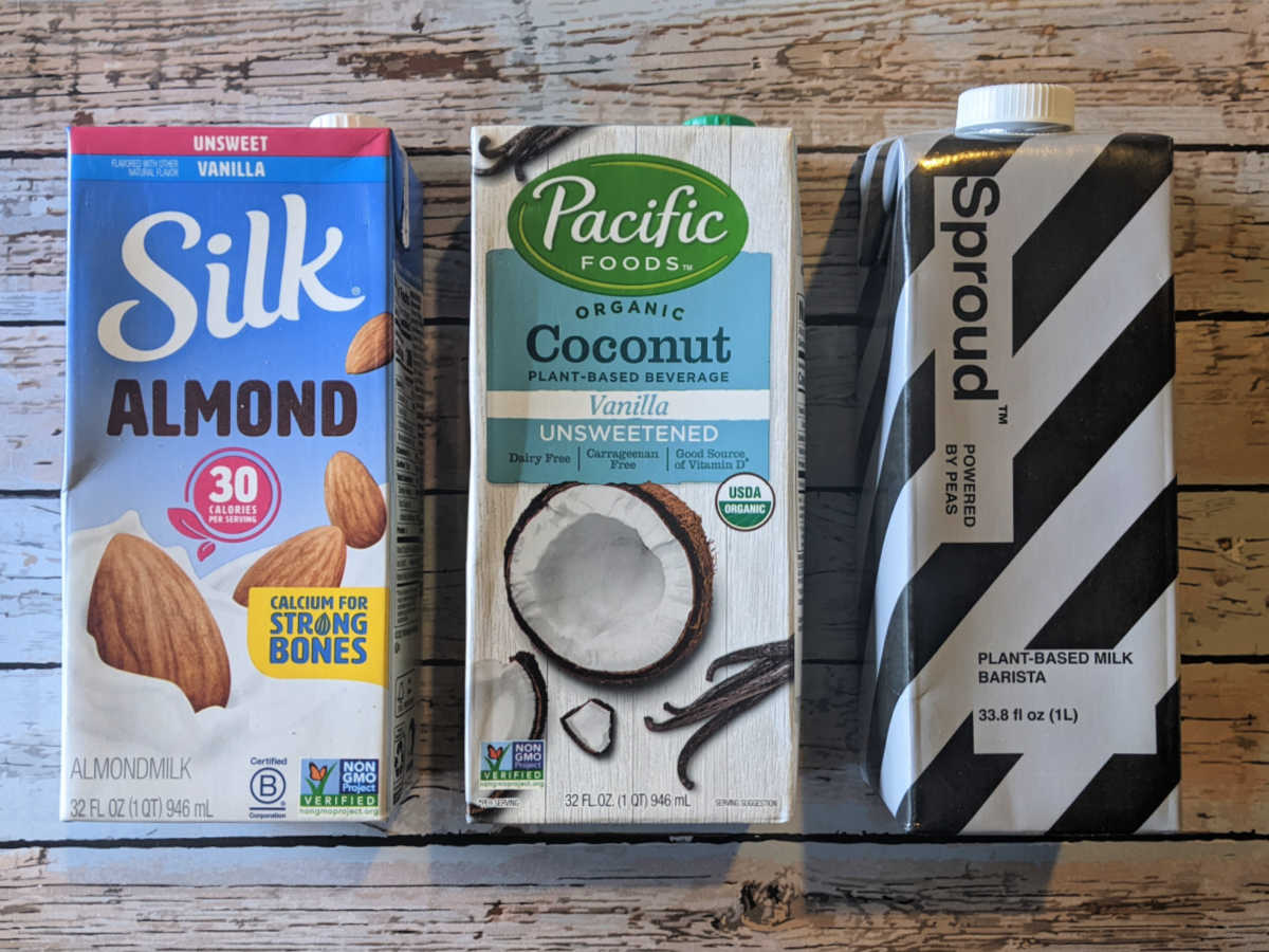 plant based milk alternatives