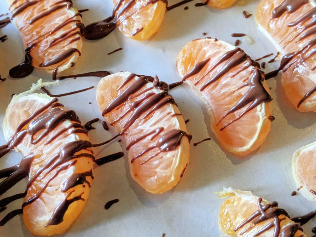 3Ingredient Delight Easy Chocolate Drizzled Tangerines Recipe Mama