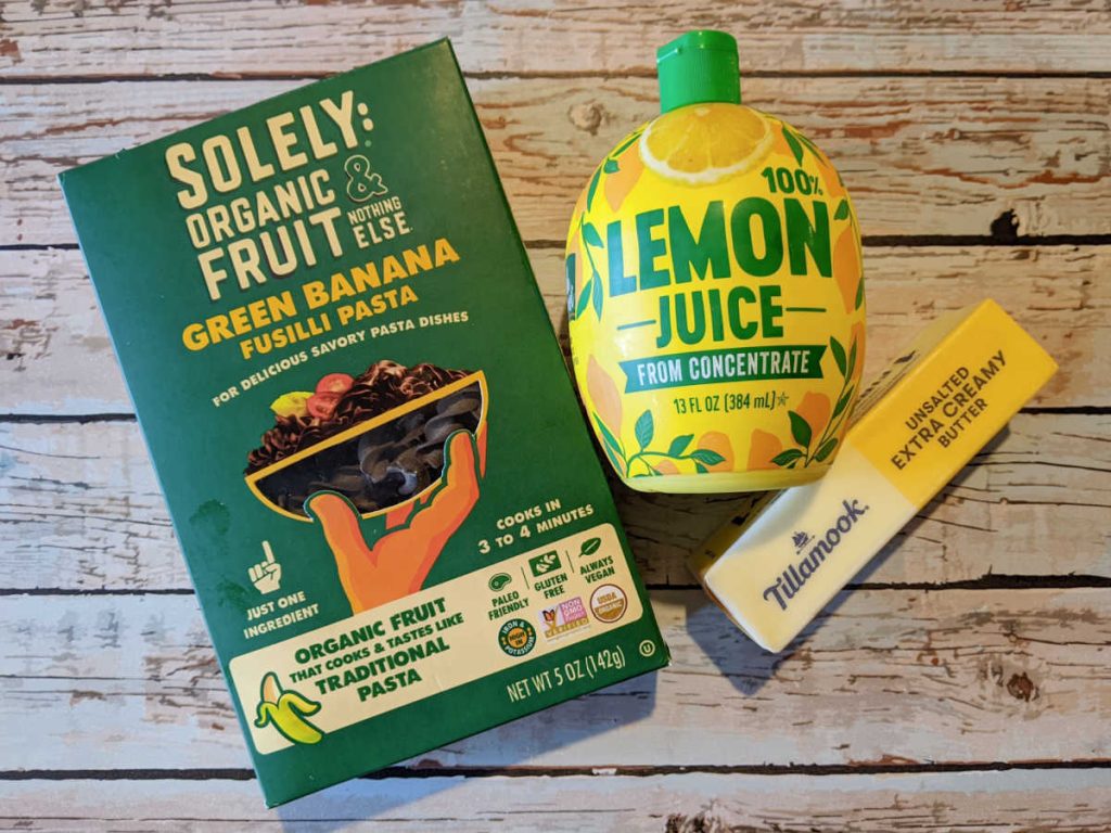 Lemon Garlic Green Banana Pasta Recipe Mama Likes To Cook