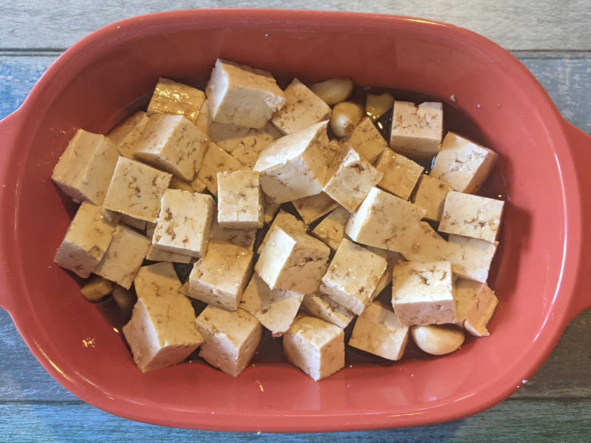 marinating tofu