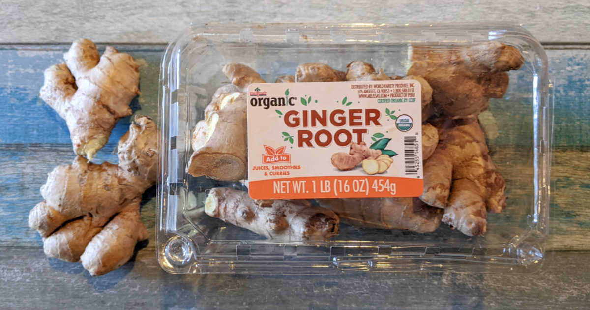 organic ginger root