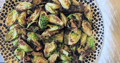 feature air fryer brussels sprouts