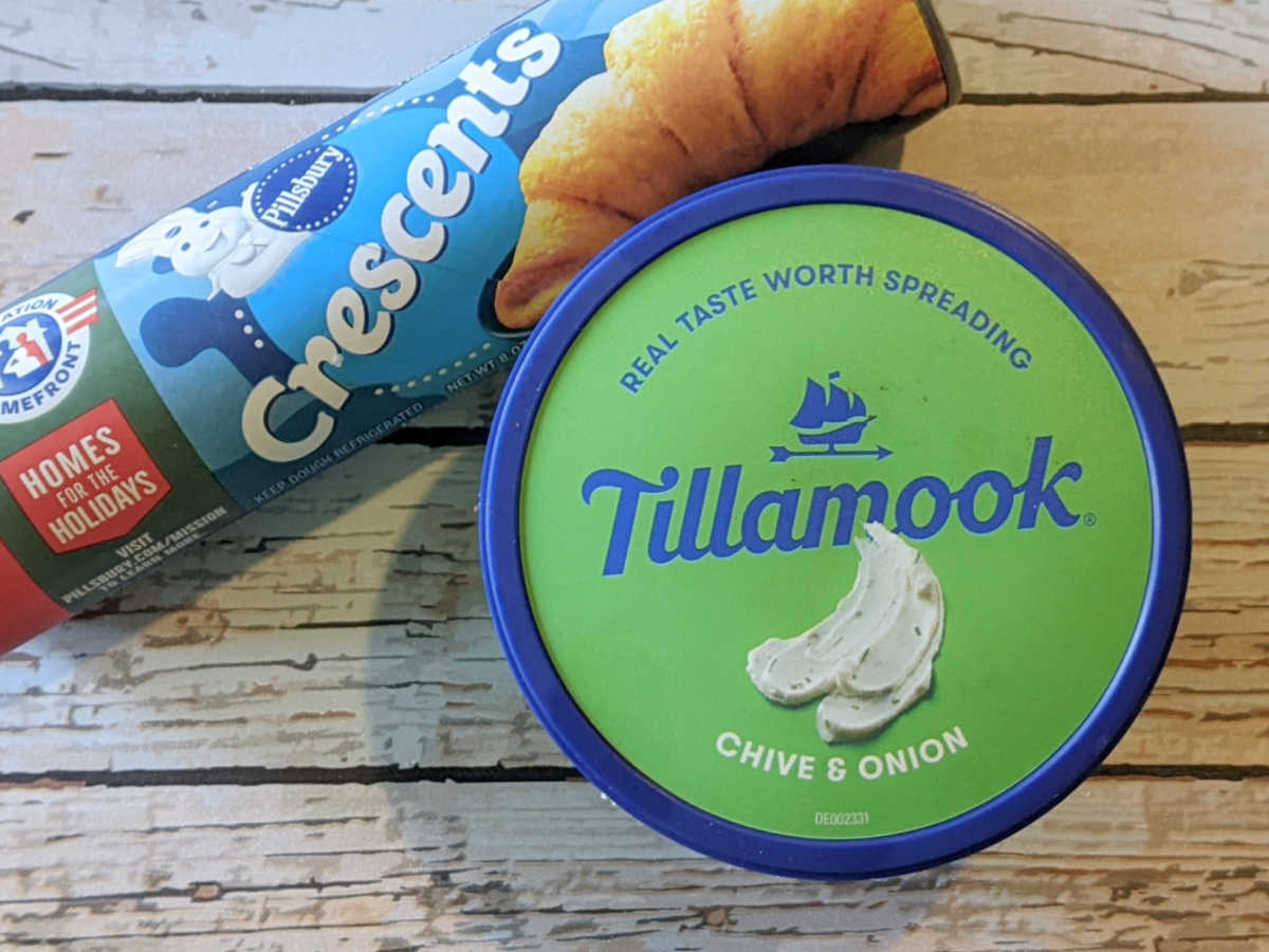 tillamook cheese spread and pillsbury crescent rolls