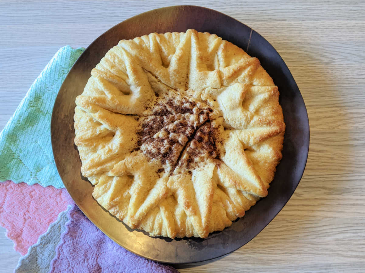 sunflower crescent roll bread