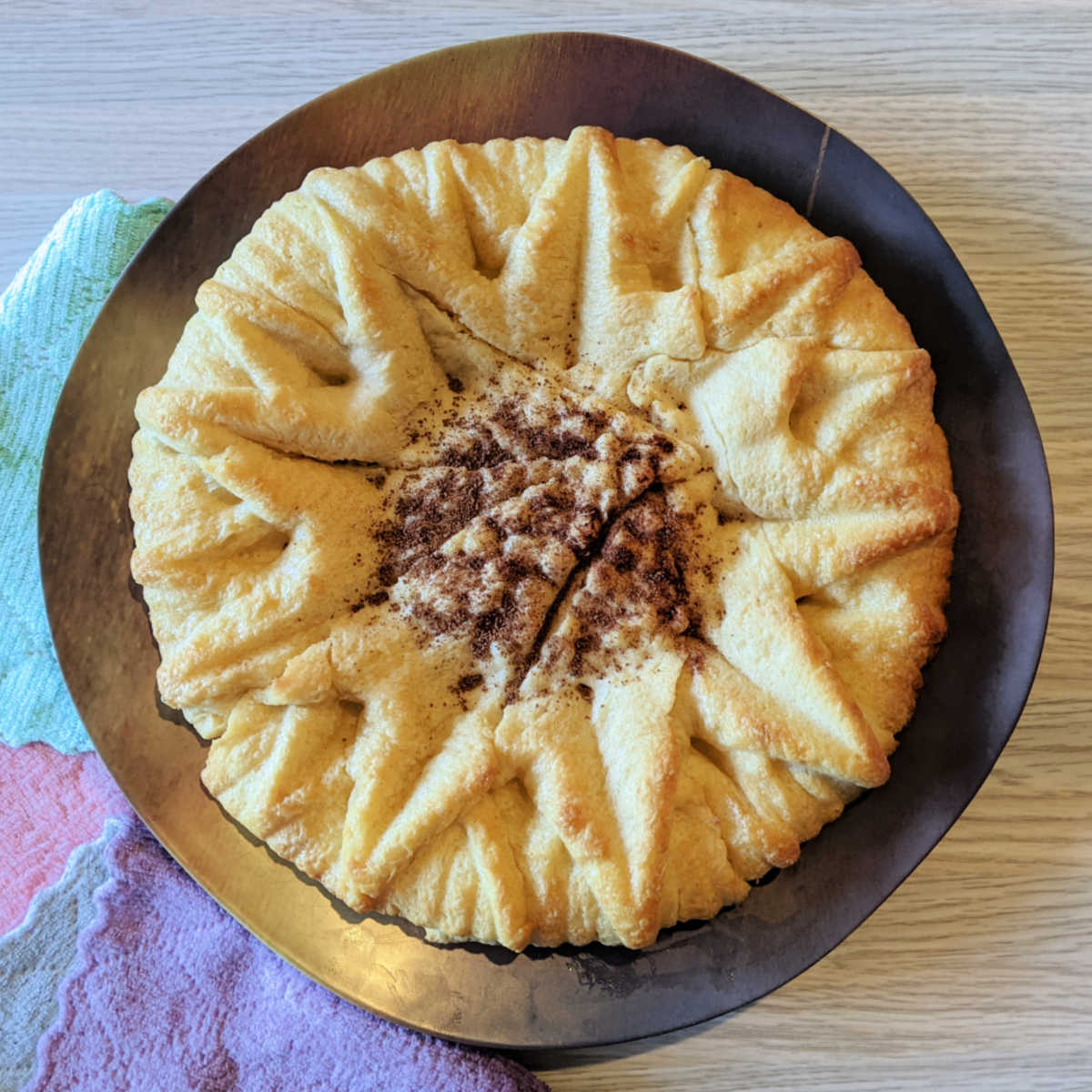 sunflower shaped bread