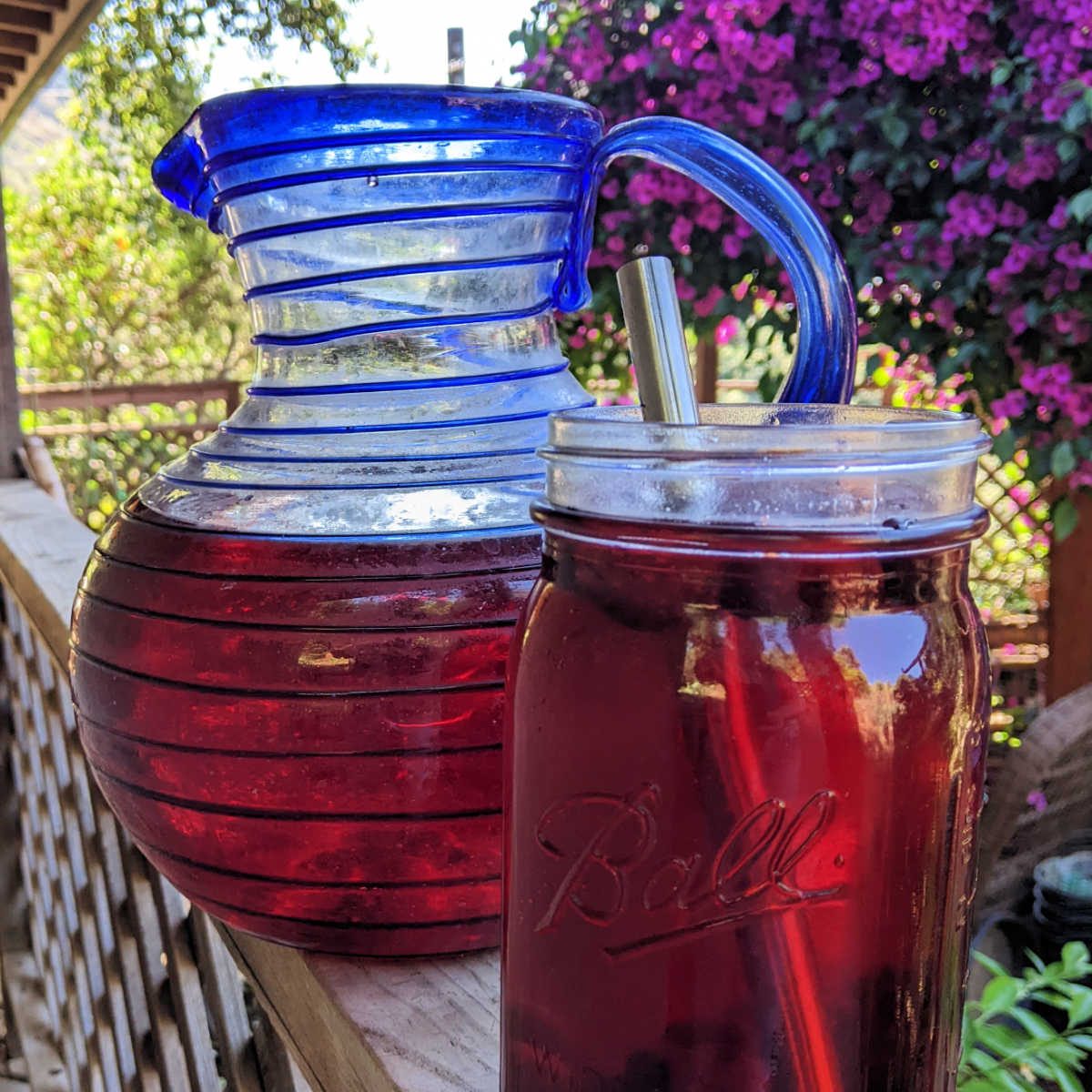 easy cherry jamaica sun tea