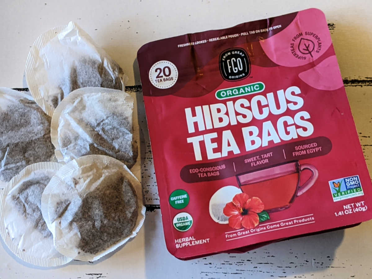 organic hibiscus tea bags