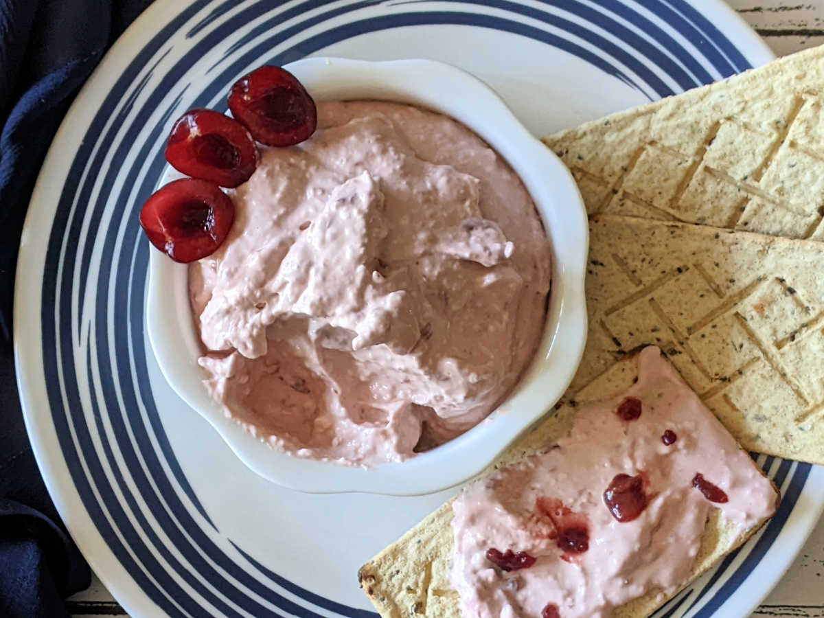 easy cherry cream cheese spread