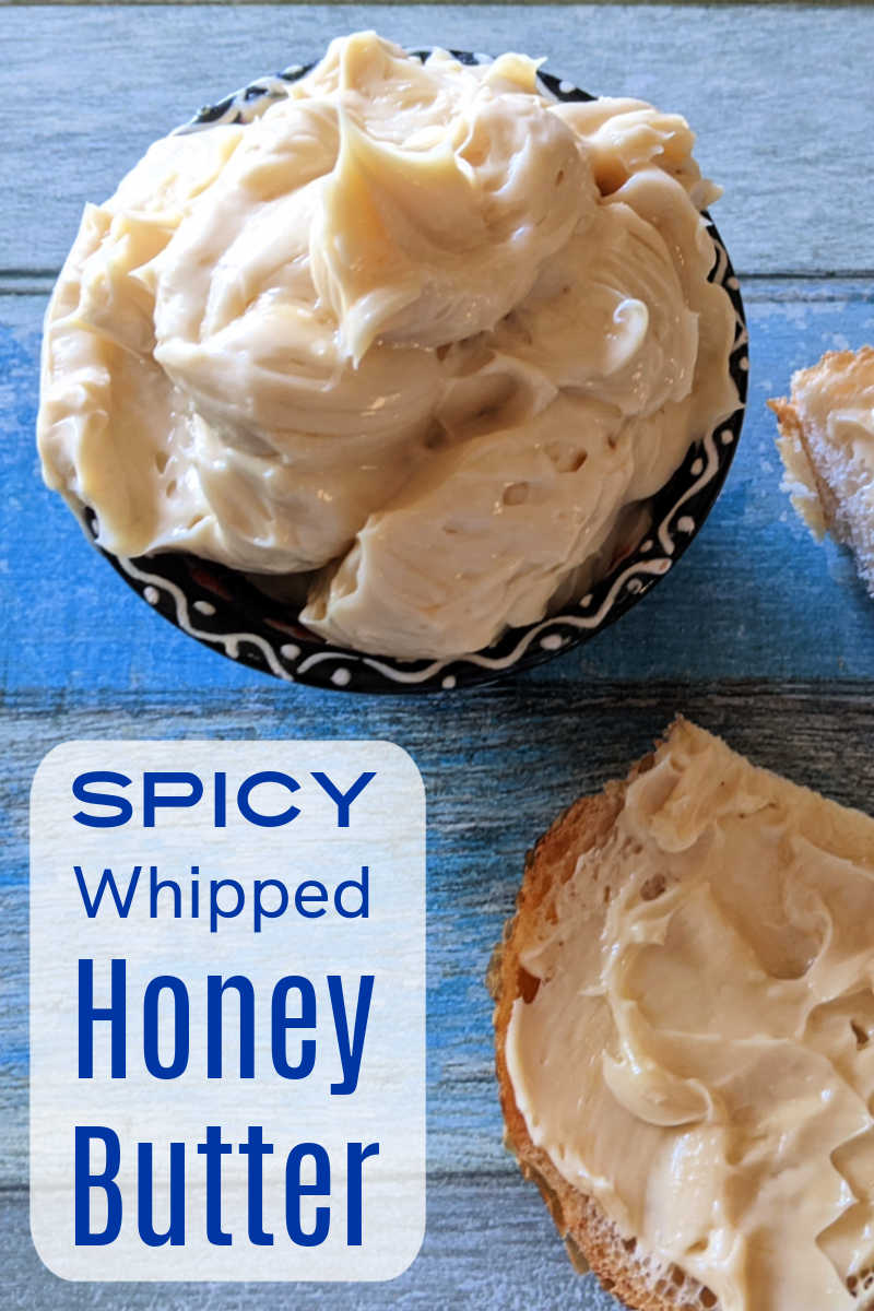 This whipped spicy honey butter recipe is a delicious and versatile spread that is an easy way to add a sweetness and heat to your favorite foods.