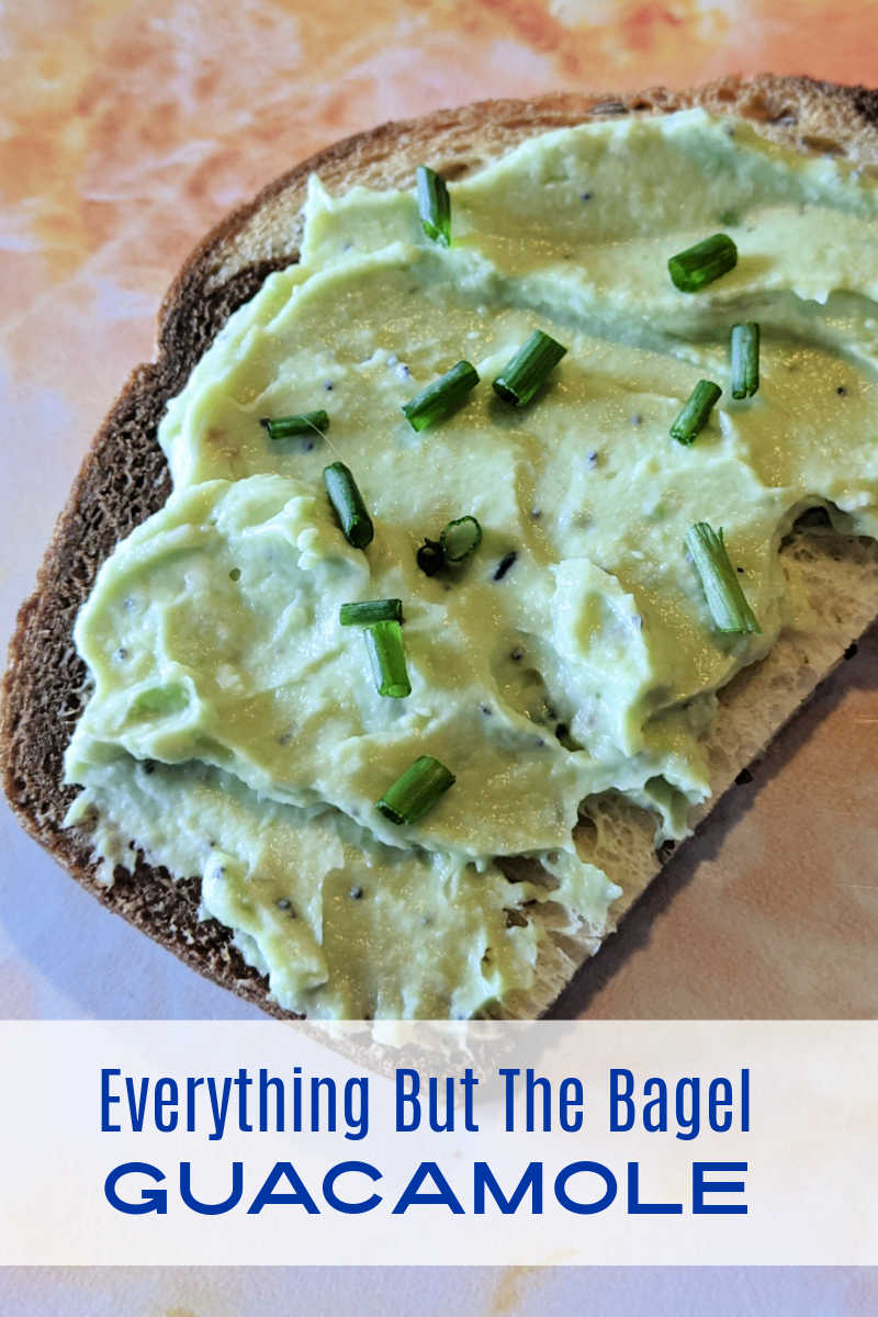 EBTB guacamole is here for creamy avocado bliss!  This easy vegan Everything But The Bagel guacamole recipe is here to blow your taste buds away with its vibrant, fresh taste and creamy texture. It's so good, you might just forget the chips or the toast and dig in straight from the bowl.