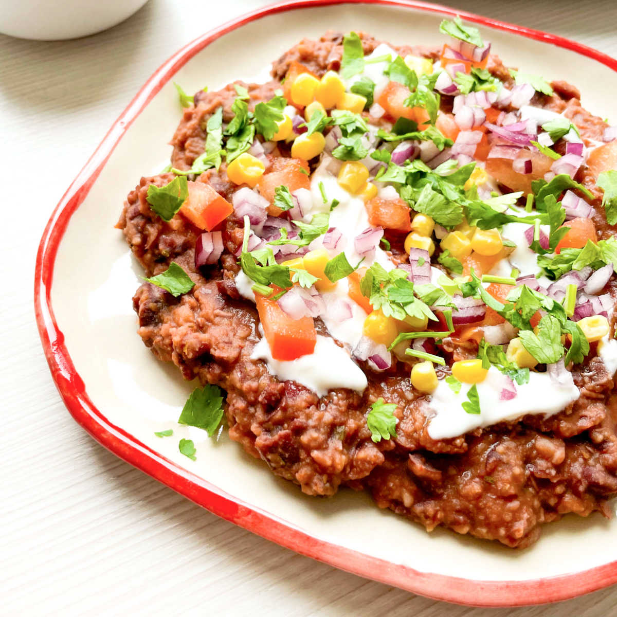 easy loaded bean dip