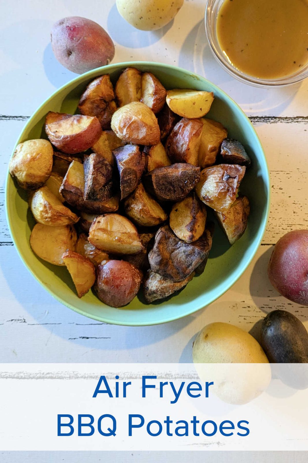 These air fryer BBQ potatoes are ready in just 20 minutes and packed with flavor. They are perfect when you crave a quick and easy side dish.