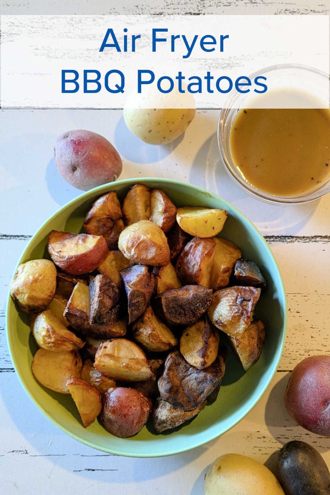 These air fryer BBQ potatoes are ready in just 20 minutes and packed with flavor. They are perfect when you crave a quick and easy side dish.