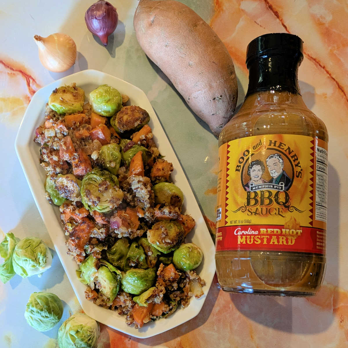 quinoa and veggie skillet meal