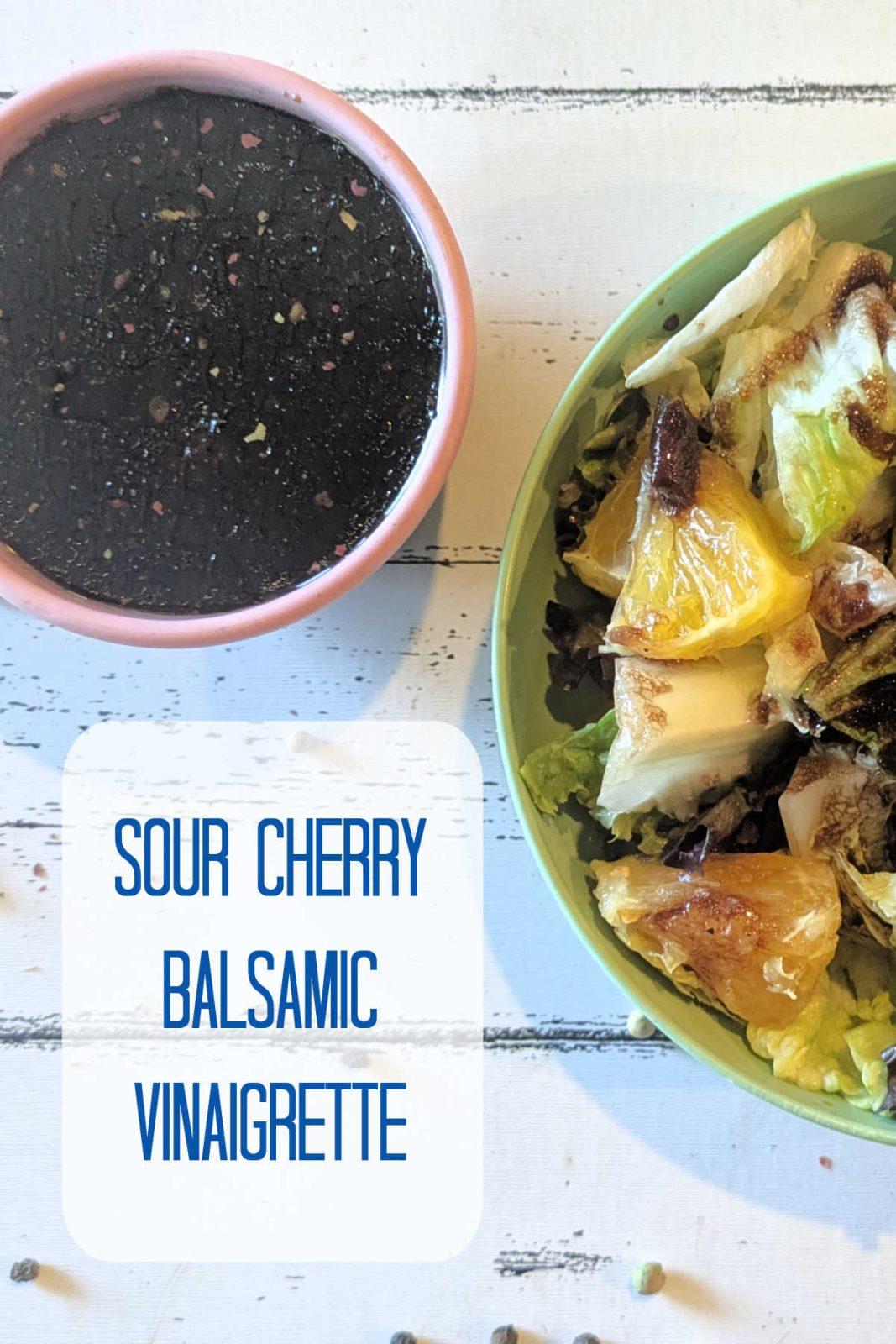 Whip up a vibrant Sweet & Tangy Sour Cherry Balsamic Vinaigrette in minutes! This easy 3-ingredient salad dressing, featuring sour cherry jam, adds a burst of flavor to any salad.