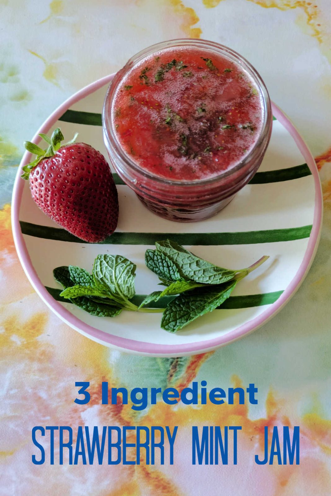 Learn how to make delicious strawberry mint jam with only 3 ingredients! This simple recipe requires no pectin and delivers fresh, vibrant flavors. Enjoy immediately or store in the refrigerator.