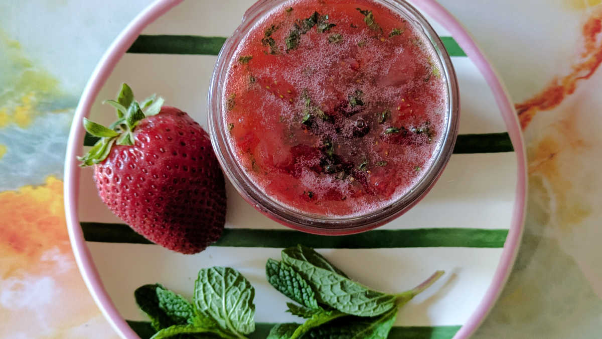 feature strawberry mint jam