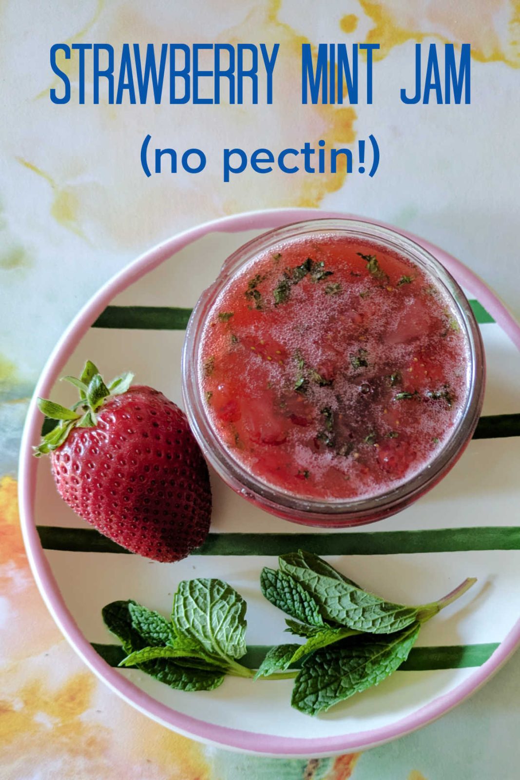 Learn how to make delicious strawberry mint jam with only 3 ingredients! This simple recipe requires no pectin and delivers fresh, vibrant flavors. Enjoy immediately or store in the refrigerator.