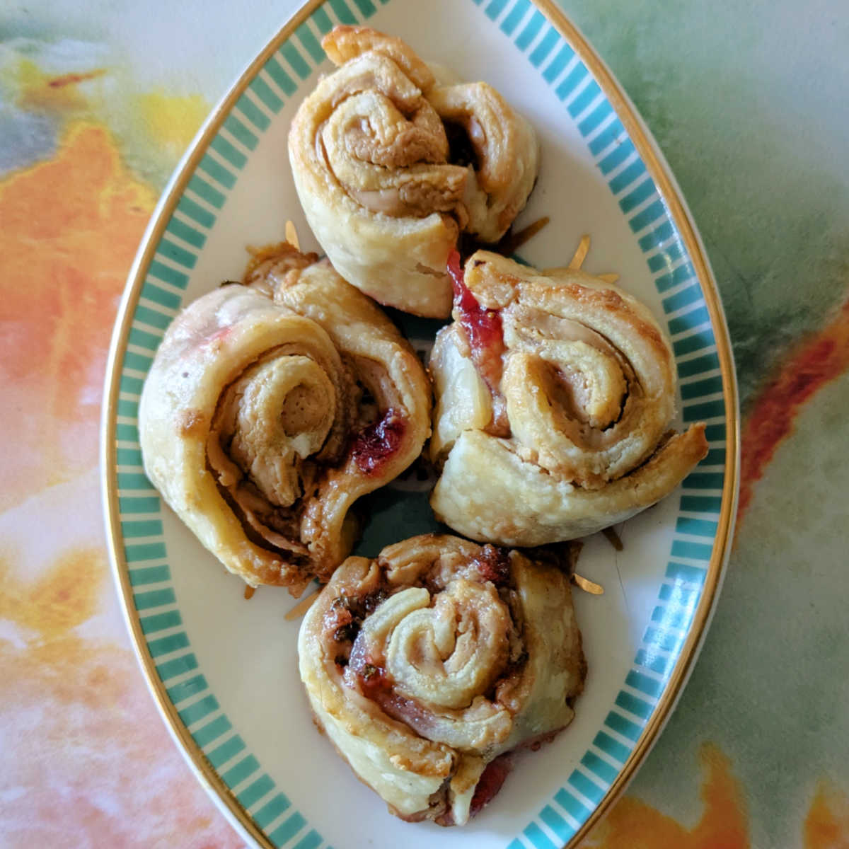 peanut butter and jelly pinwheels