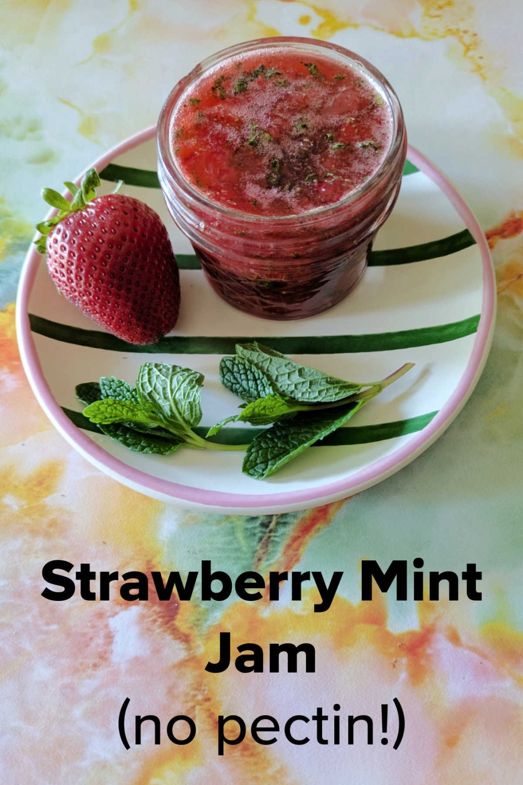 Learn how to make delicious strawberry mint jam with only 3 ingredients! This simple recipe requires no pectin and delivers fresh, vibrant flavors. Enjoy immediately or store in the refrigerator.