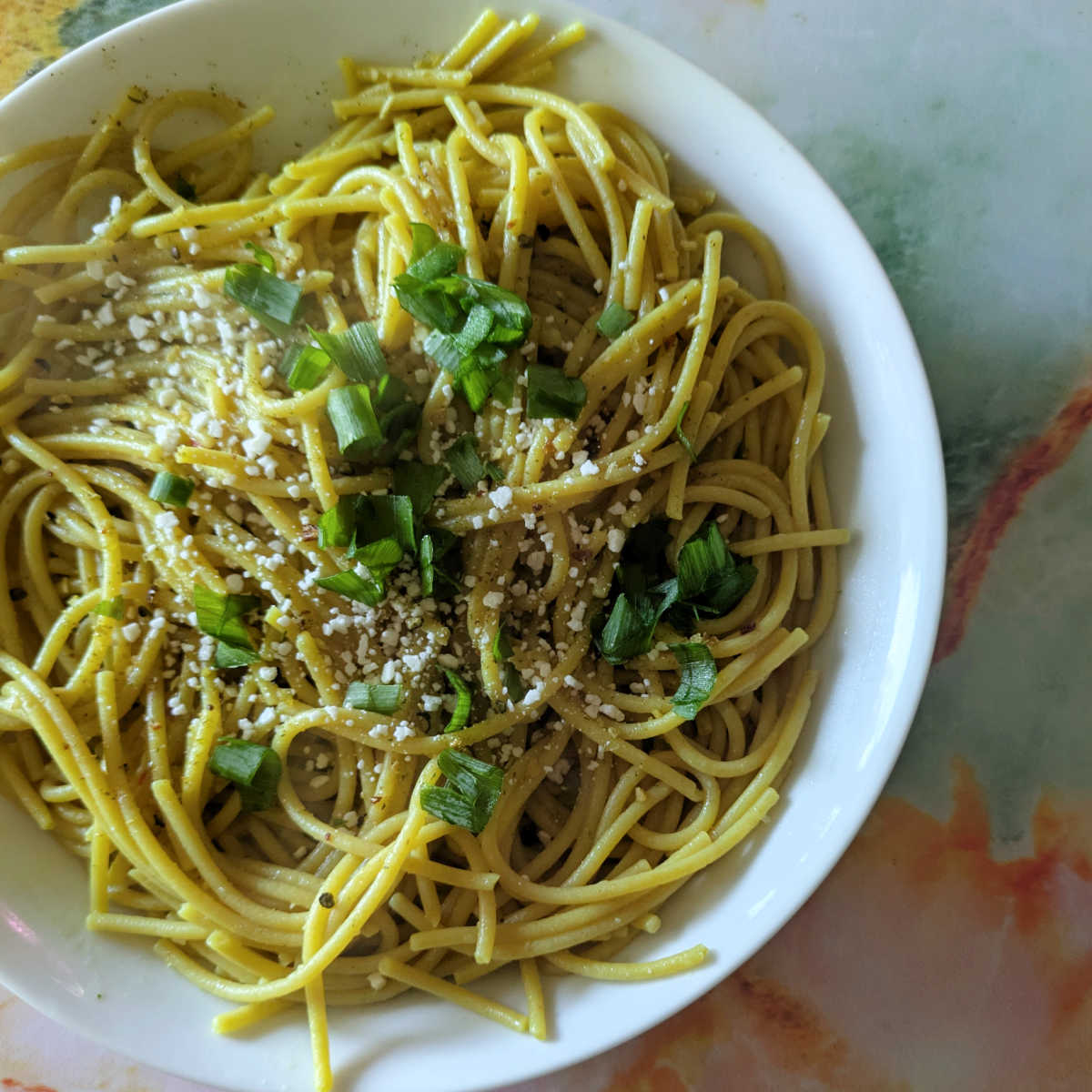 GF turmeric pasta