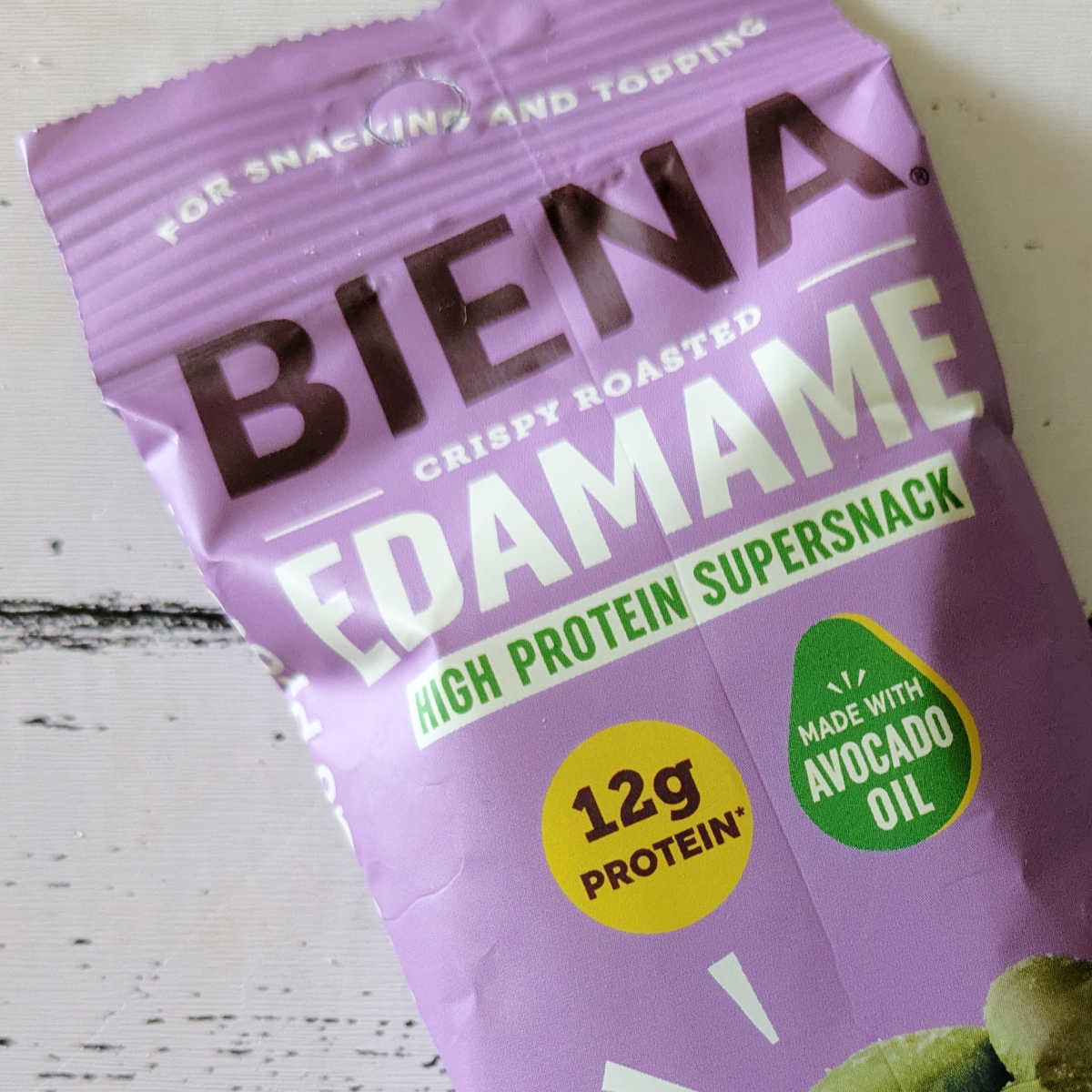 crispy roasted edamame